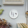 Lavender And Bee Decorative Mini Wall Plate, thumbnail 1 of 5