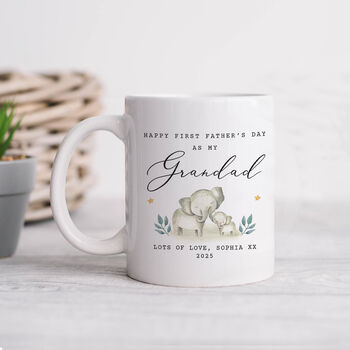 Personalised First Father's Day Mug Gift For New Grandad, 7 of 7