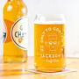 Personalised Cool Beer Can Glass, thumbnail 1 of 4