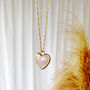 Gemstone Heart Gold Plated Pendant, thumbnail 3 of 8