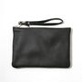 Cowhide Leather Clutch Bag, thumbnail 6 of 12