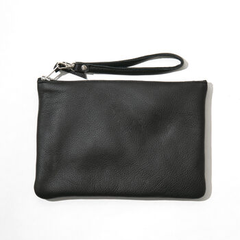 Cowhide Leather Clutch Bag, 6 of 12