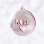 Laser Cut Colourful Personalised Christmas Bauble, thumbnail 1 of 2