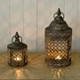 Moroccan Style Lattice Candle Lantern, thumbnail 2 of 2