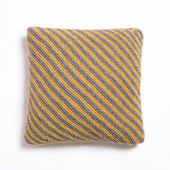 Striped Cushion Knitting Kit, 4 of 8