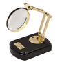 Desktop Magnifying Glass Retirement, Birthday, Anniversary Gift, thumbnail 1 of 7