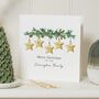 Personalised Family Surname Star Christmas Card, thumbnail 1 of 7