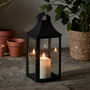 Albury Regular Garden Lantern With LED Candle, thumbnail 2 of 3