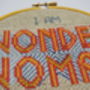 Wonder Woman Cross Stitch Kit, thumbnail 2 of 5