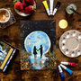 Starry Night Acrylic Painting Kit With Video Tutorial, thumbnail 1 of 8