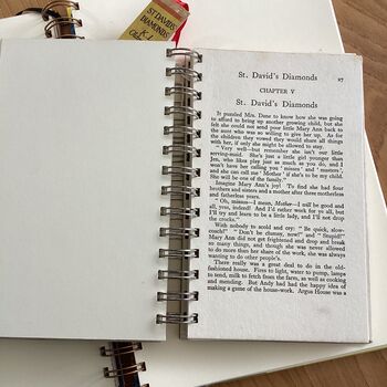 'St David's Diamonds' Upcycled Notebook, 2 of 4