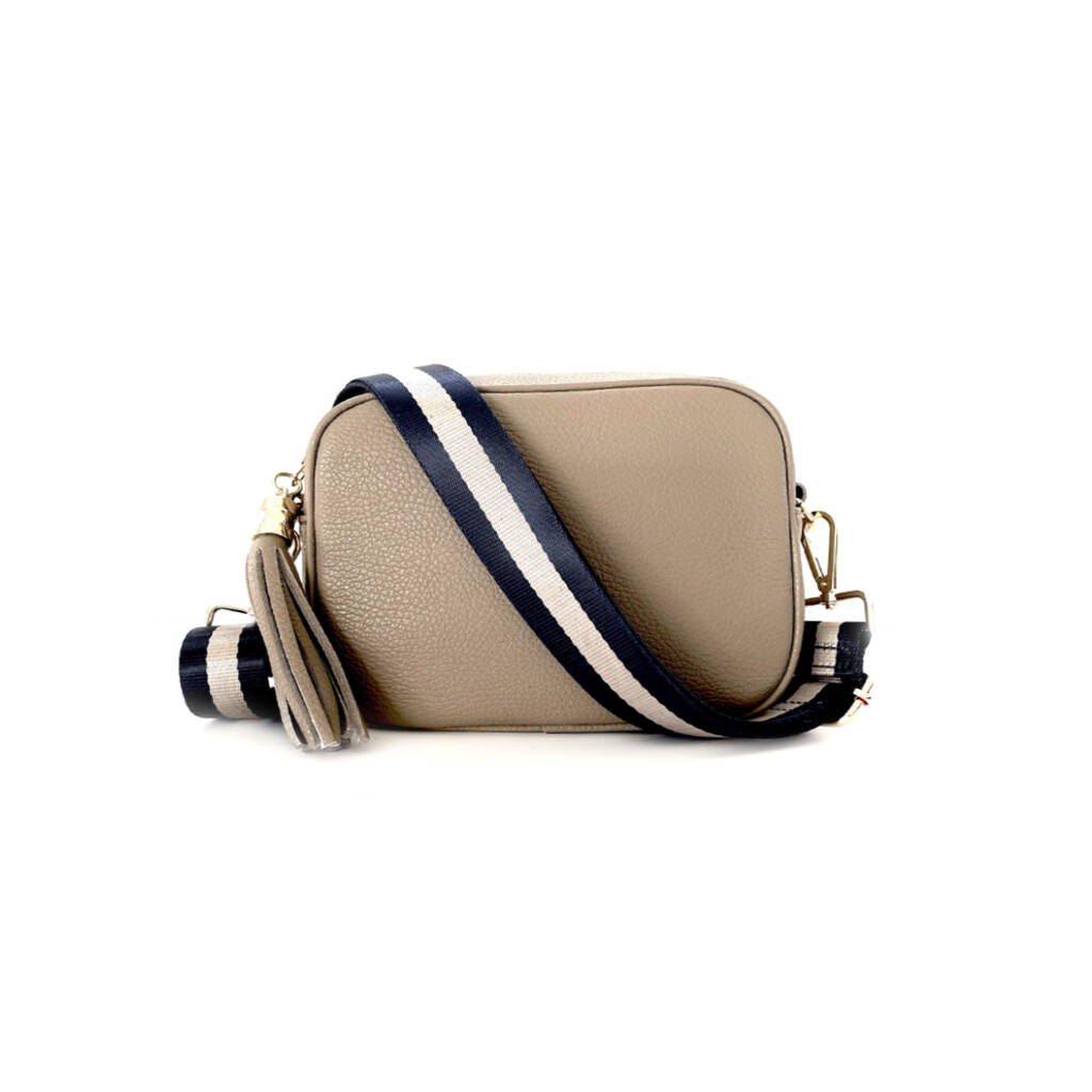 Navy And Gold Stripe Strap By Apatchy