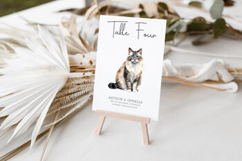 Wedding Table Names Cats, 3 of 4
