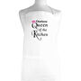 Personalised Queen Of The Kitchen Apron, thumbnail 2 of 3