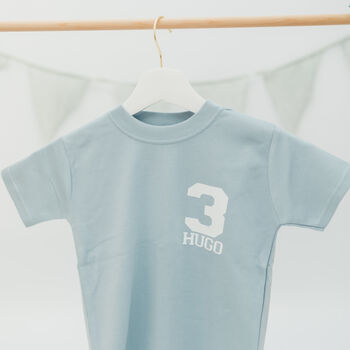 Personalised Name And Age Birthday T Shirt, 5 of 12