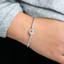 Sterling Silver Friendship Knot Bangle, thumbnail 2 of 10