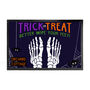 Personalised Halloween Trick Or Treat Indoor Doormat, thumbnail 3 of 4