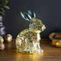 Mottled Glass Illuminated Bunny, thumbnail 2 of 3