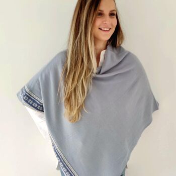 Cashmere Poncho, 3 of 8