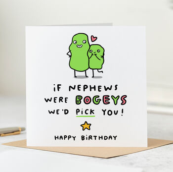 'Nephews Were Bogeys' Birthday Card, 2 of 3
