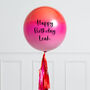 Personalised Loved Up Inflated Orb Balloon, thumbnail 2 of 2