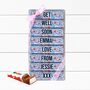 Get Well Soon Personalised Kinder Chocolate Present, thumbnail 3 of 8