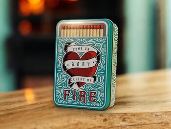 'Set Fire To The Rain' Match Tin Box Adele Music Singer, 10 of 11