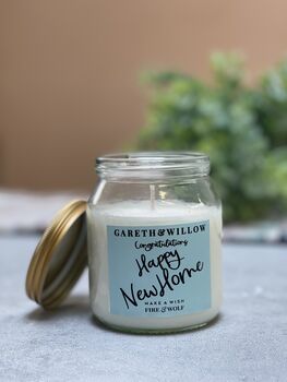 New Home Housewarming Candle Gift | Personalised, 3 of 4