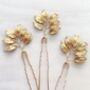 Nature Inspired Leaf Hair Pins, thumbnail 3 of 3
