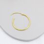 Sterling Silver Extra Skinny Large Infinity Hoops, thumbnail 2 of 12