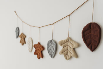 Quilted Cotton Leaf Garland, 6 of 9