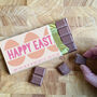 Personalised Squashed Easter Egg Chocolate Bar, thumbnail 1 of 3
