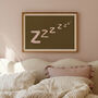 Zzz Goodnight Print, thumbnail 1 of 12
