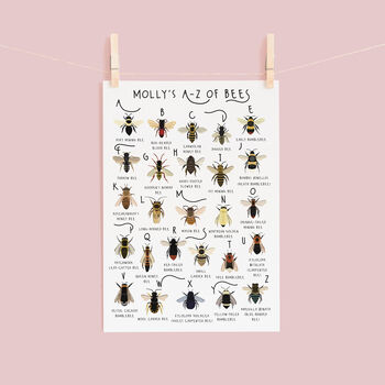 The A To Z Of Bees Print, 2 of 6