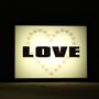 Personalised Rose Gold Hidden Hearts Lightbox Sign, thumbnail 2 of 6