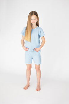 Ice Blue Ribbed Summer Sets Gift, 6 of 8