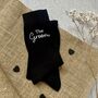 Personalised The Groom Wedding Day Socks, thumbnail 2 of 5