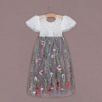 Whispering Poppy Dress French Heather, 4 of 8