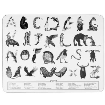 Large Animal Alphabet Children's Placemat, 3 of 3