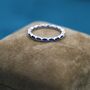 Sapphire Blue Marquise Cz Infinity Ring, thumbnail 5 of 10