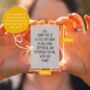 One Day At A Time, One Step At A Time, Positive Metal Wallet Card, thumbnail 3 of 3
