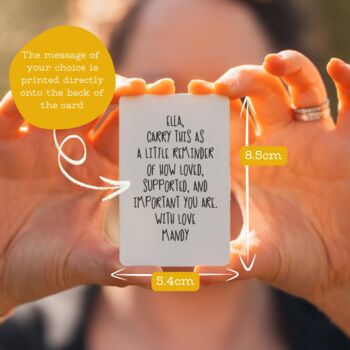 One Day At A Time, One Step At A Time, Positive Metal Wallet Card, 3 of 3
