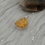 Raw Citrine Pendant Necklace: November Birthstone, thumbnail 3 of 7