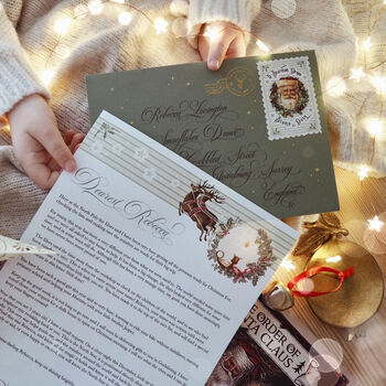 Personalised Letter And Certificate From Santa, 8 of 12