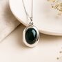Personalised Sterling Silver Bloodstone Locket, thumbnail 2 of 10