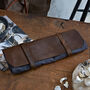 Waxed Canvas And Leather Knife Roll, thumbnail 2 of 3