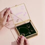 Personalised Pink Emoji Glass Jewellery Box, thumbnail 2 of 5