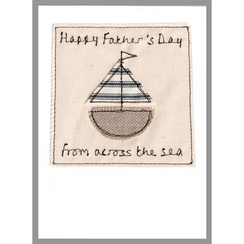 Personalised Sailing Boat Leaving Card, 10 of 12