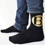 Personalised Bold Initials Mens Gift Socks, thumbnail 2 of 5