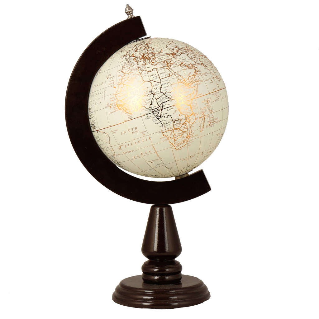 Luxury Contemporary Standing Desk Globe By Dibor